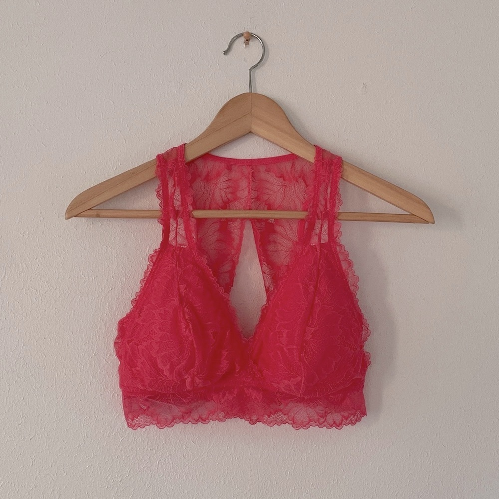 Auden Lightly Lined Bralette Lace Strap Bralette